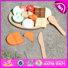 2015 Hot Product Wooden Cutting Vegetables Toy, Preschool Role Play Kitchen Cutting Toy, Wooden Cutting Toys on Promotion W10b107